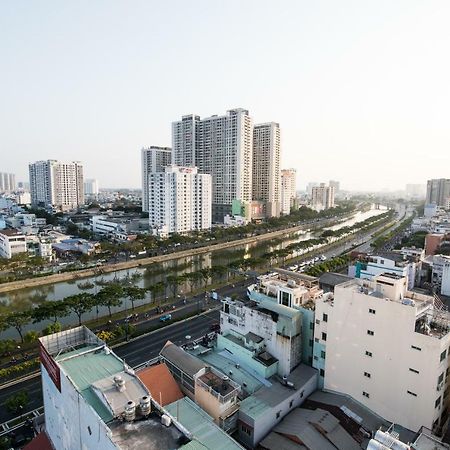 Sky Center Hostel Ho Chi Minh-stad Buitenkant foto