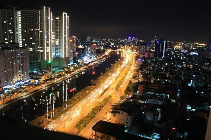 Sky Center Hostel Ho Chi Minh-stad Buitenkant foto