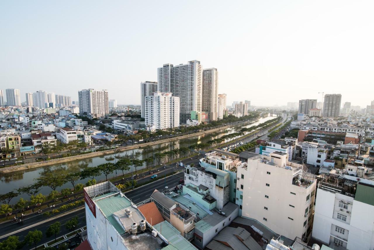 Sky Center Hostel Ho Chi Minh-stad Buitenkant foto